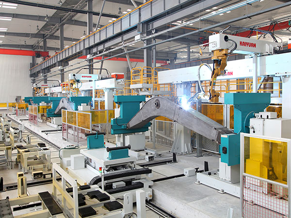 动臂智能化柔性焊接生产线